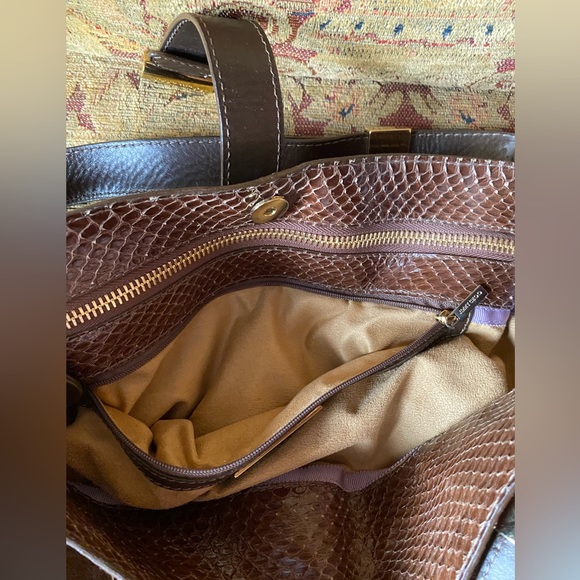 Vintage Jimmy Choo Brown Suede Handbag - Picture 8 of 15